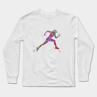 Female runner Long Sleeve T-Shirt